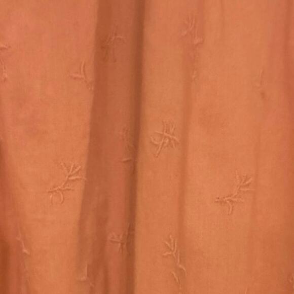 OLD NAVY Coral Embroidered Ruffle Hem Maxi Dress Size Large - Picture 6 of 11